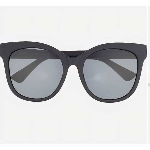 Quay Australia It\'s My Way Oversized Cat Eye Sunglasses- Black/Smoke main image 5